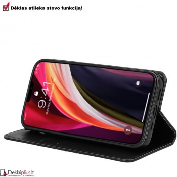 Telone Elite odinis dėklas - juodas Iphone 7 Plus/8 Plus telefonams Telone Elite odinis dėklas - juodas Iphone 7 Plus/8 Plus telefonams